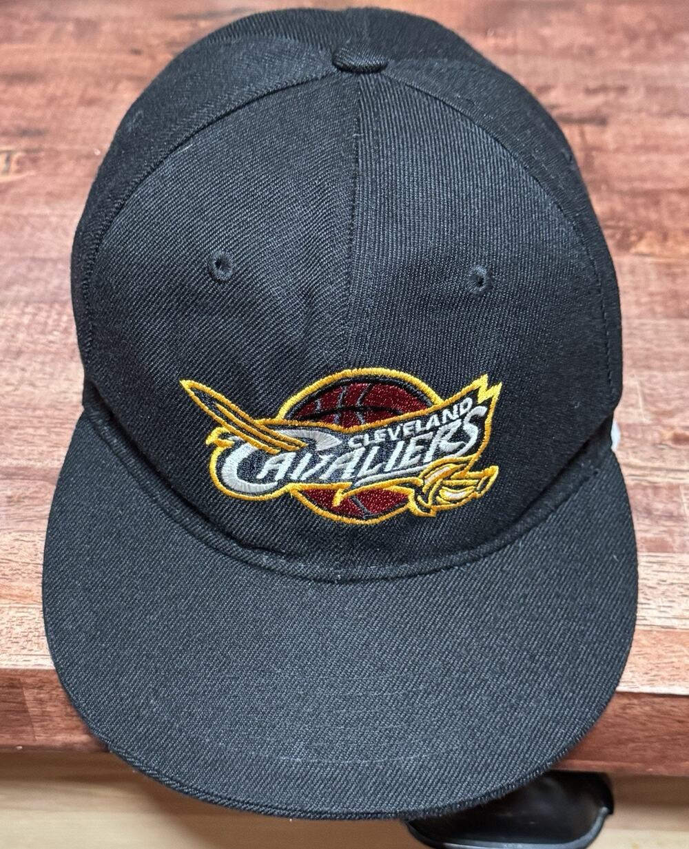 New Era 59 Fifty Cleveland Cavaliers Black Fitted Hat 7 1/4